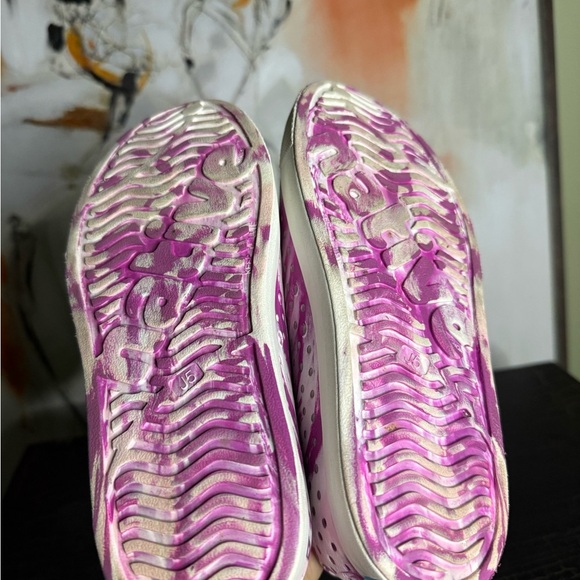 Native Shoes Pink and White Water Shoes - Picture 10 of 11